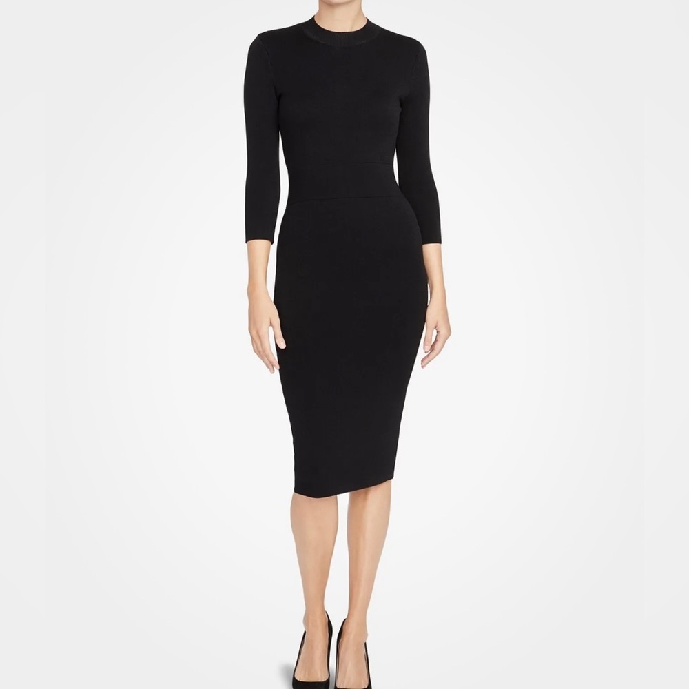RACHEL ROY black back cut out sweater dress size XL